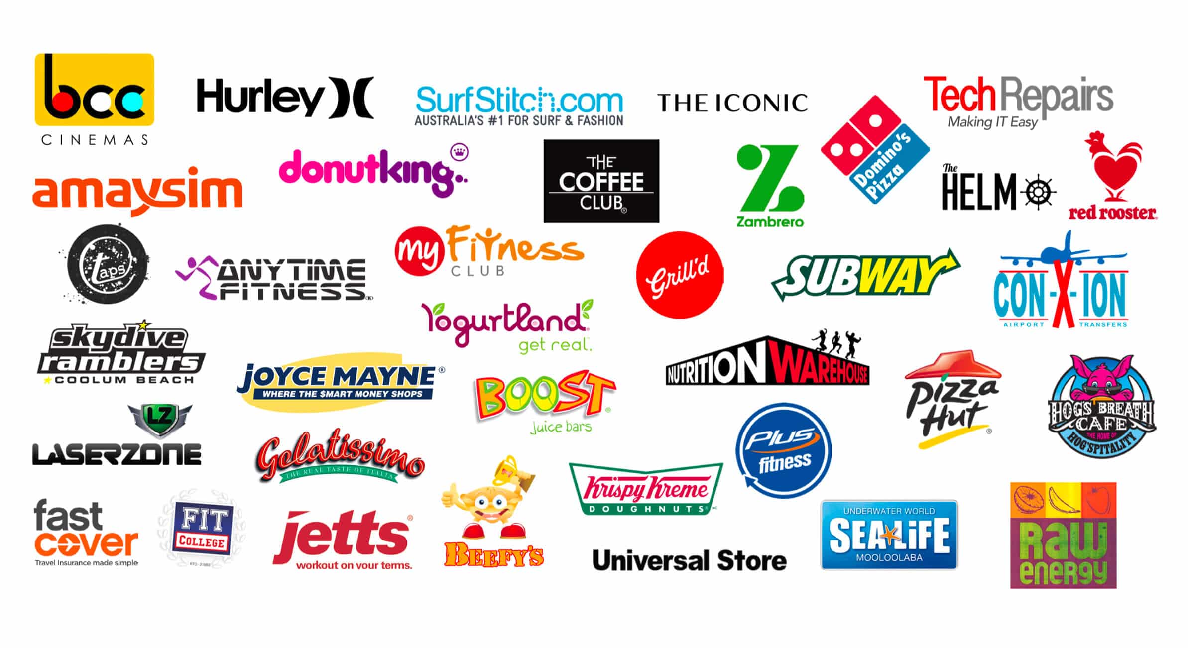 Brands that work with Student Wow Deals