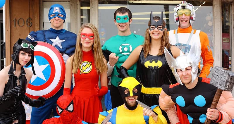 Superhero costumes