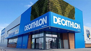 Decathlon storefront blue