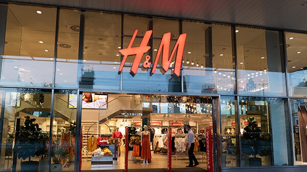 H&M storefront shop online